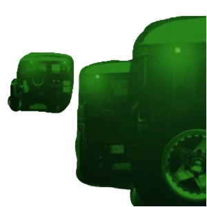 Infrared convoy marking lights on a convoy