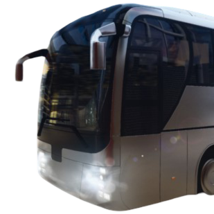 Bus with custom modular lighting solution