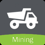 Led work light for mining