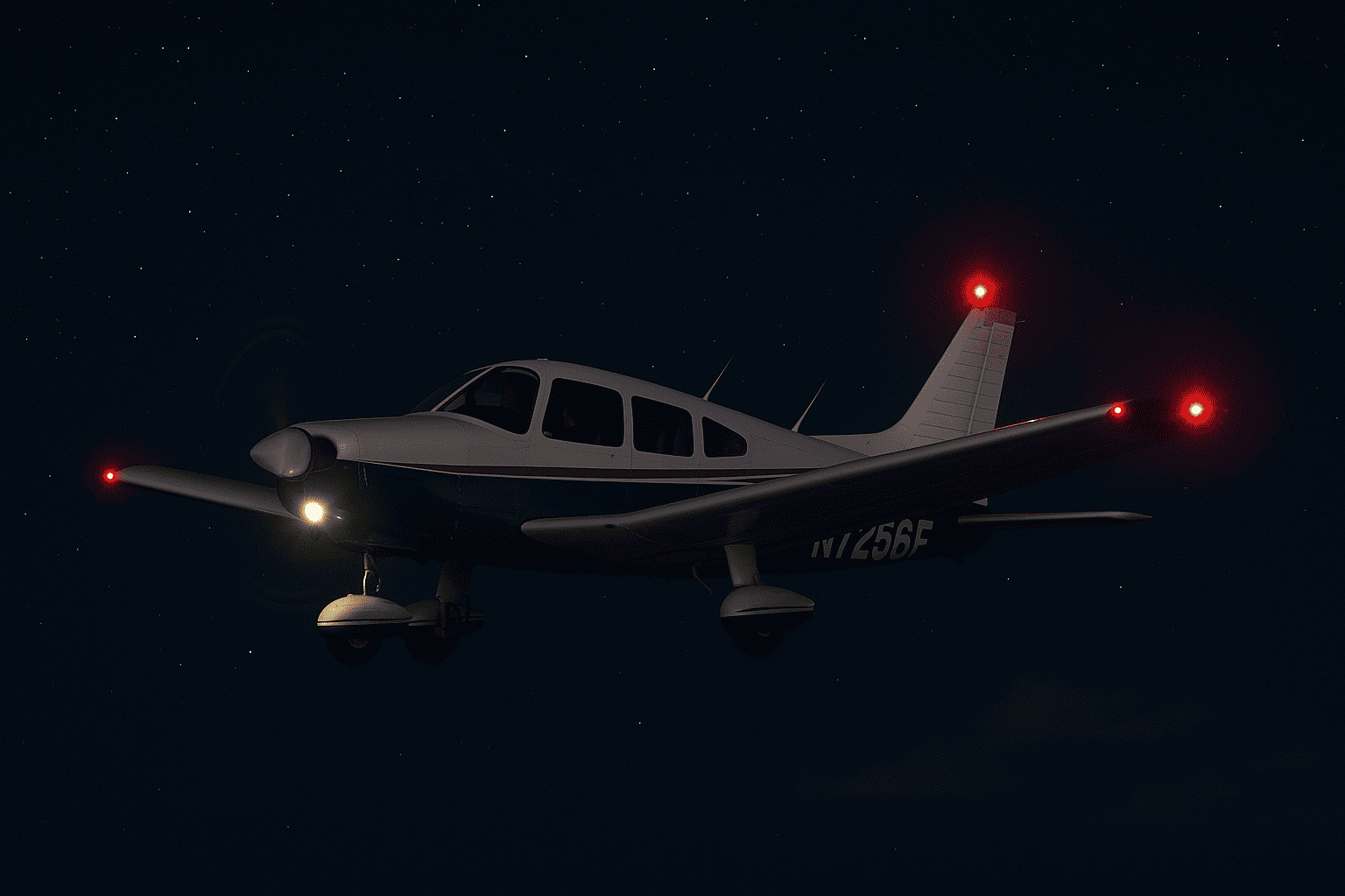 LED-Strobe-lights-on-plane-at-night