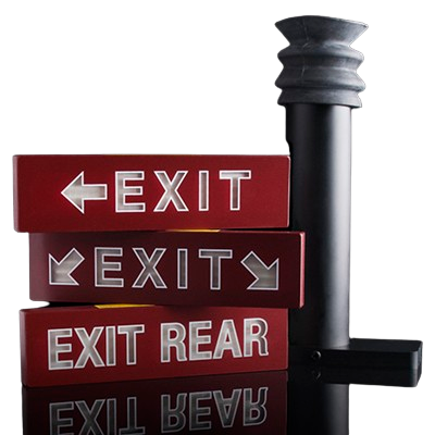 Aircraft sign comparator measurement instrument tritium exit sign