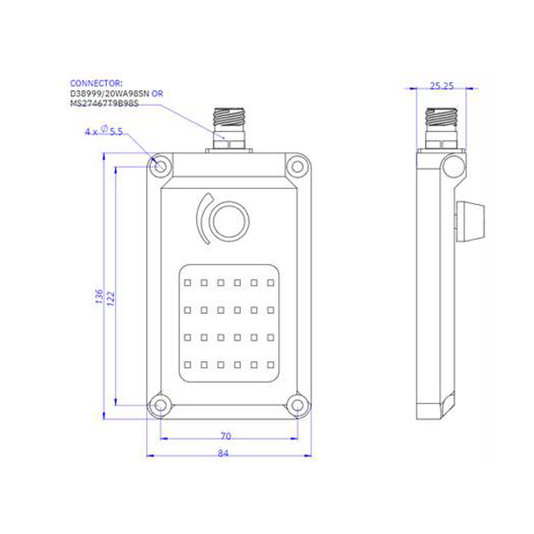 Model VD5-1809 - 2 1100L, dual mode dimmable interior light CDN Technologies