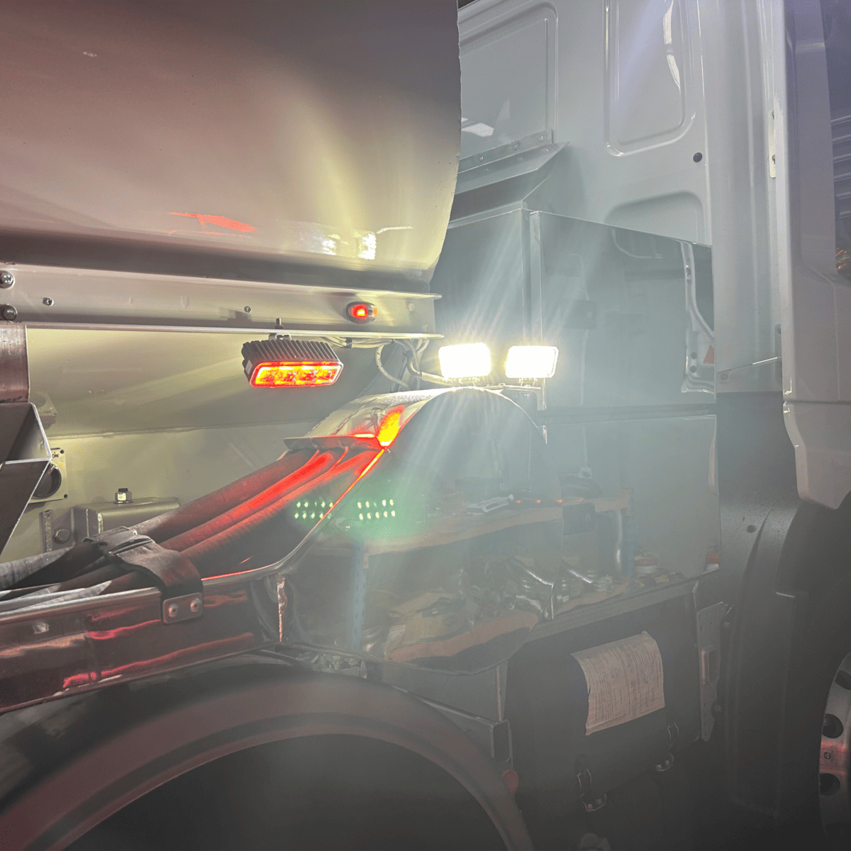 Model 793 work light mounted on a truck