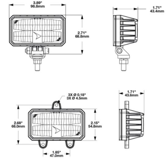 LED Compact Work Light – Model 792