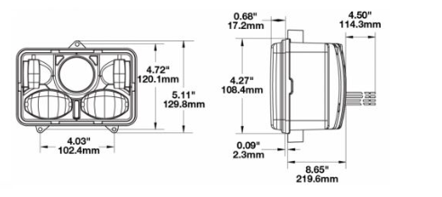 LED-Headlights-for-trucks LED truck headlights dimensions