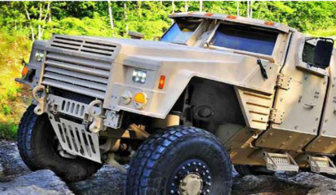 LED-headlights-for-truck-on-military-vehicle LED headlight on a military truck