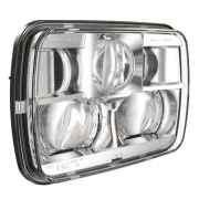 NHSTA approved LED Headlights front side at slight angle