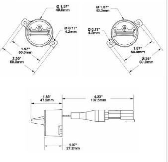 Blackout driving light 0550 - technicial specifications