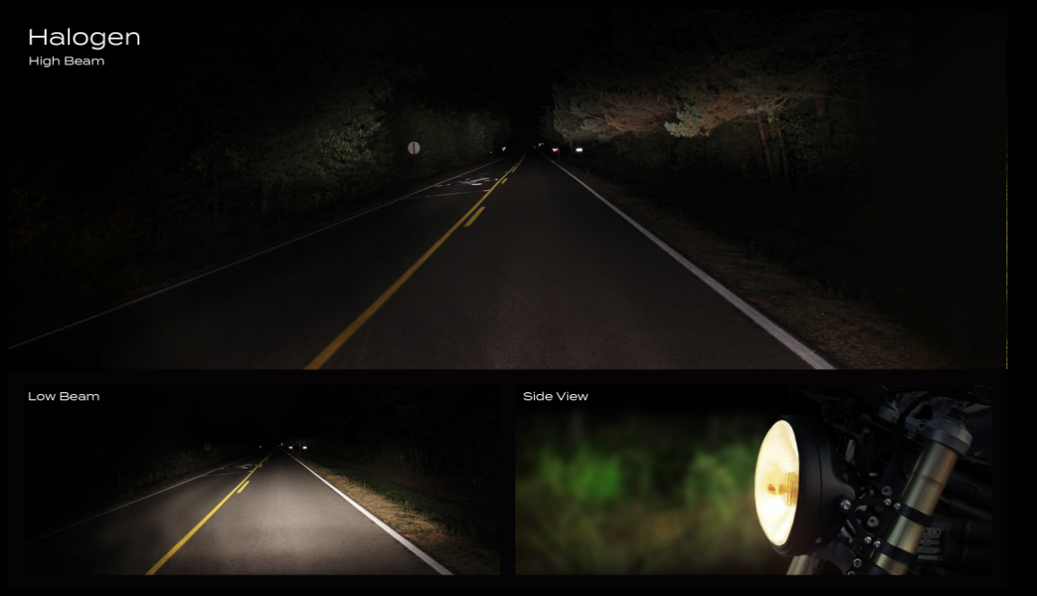 The normal Halogen high beam