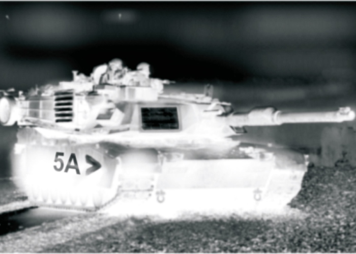 Thermal IDs on a tank