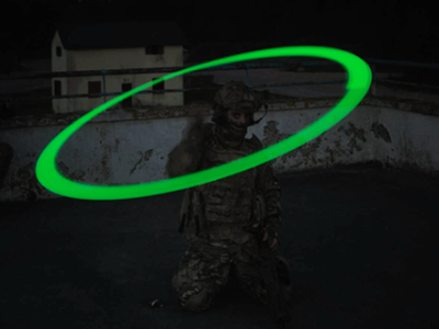 emergency-signal-with-chemical-light Emergency signal made by a chemical light