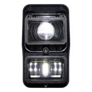 Front view of the JW speaker vertical modular lighting module