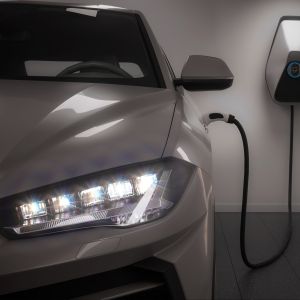 J.W. Speaker Mosaic on Charging EV Square