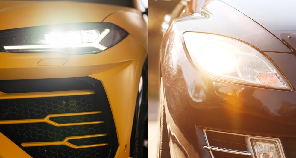 led-vs-halogen-headlights holgen and led headlights compared to eachother