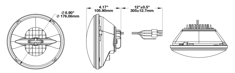 Headlight-reflector Headlight Reflector Dimensions