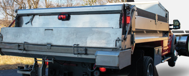 model-272-application LED Turn Signal or Brake Light with Camera on back of a trailer