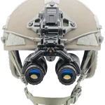 PVS-31C-4B night vision goggles on helmet