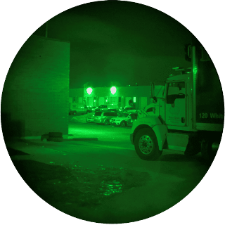 Night vision used in real life application