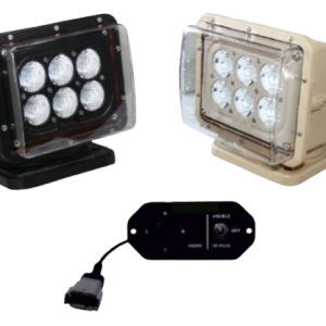 Remote Controlled Searchlights: Dual Mode Visible & Infrared